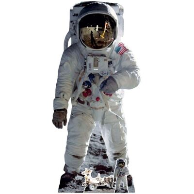 Iconicgreats - Buzz Aldrin Lifesize Cardboard Cutout - 187 cm tall - 2D - Cardboard Cutout Iconicgreats - Buzz Aldrin Lifesize Cardboard Cutout - 187 cm tall - 2D - Cardboard Cutout