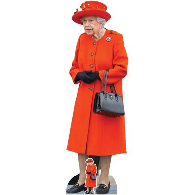 Star Cutouts Reine Elizabeth II Chapeau rouge & Manteau - Découpe grandeur nature - Publicité Star Cutouts Reine Elizabeth II Chapeau rouge & Manteau - Découpe grandeur nature - Publicité