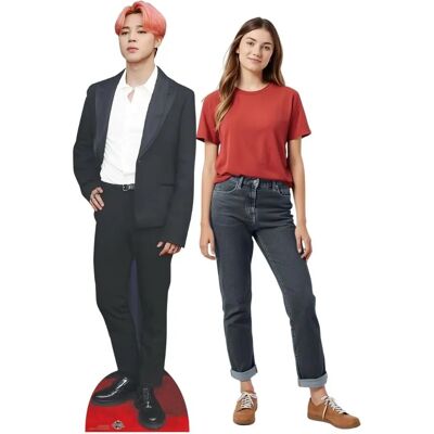 Iconicgreats Jimin Pink Hair Lifesize Cardboard Cutout - Lifesize Cardboard Cutout Iconicgreats Jimin Pink Hair Lifesize Cardboard Cutout - Lifesize Cardboard Cutout