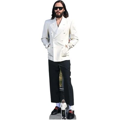 Iconicgreats - Jared Leto Chevalet en carton à taille réelle - Publicité Iconicgreats - Jared Leto Chevalet en carton à taille réelle - Publicité