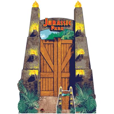 Iconicgreats - Jurassic Park Entrance Sign - Standee Iconicgreats - Jurassic Park Entrance Sign - Standee