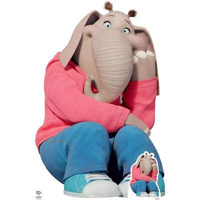 Iconicgreats - Meena Elephant - 129 cm - Cardboard cutout Iconicgreats - Meena Elephant - 129 cm - Cardboard cutout