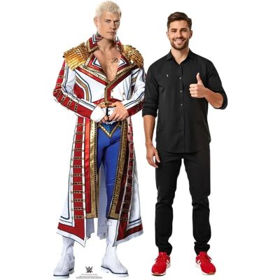 Iconicgreats - Cody Rhodes Official WWE - Figurine en carton - Publicité Iconicgreats - Cody Rhodes Official WWE - Figurine en carton - Publicité
