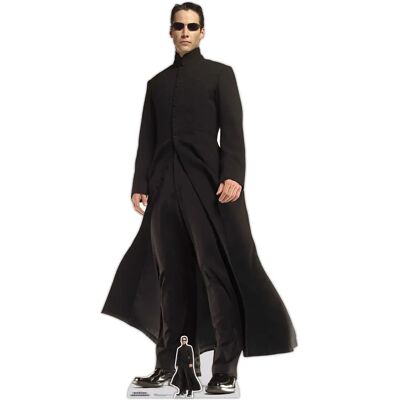 Iconicgreats - Neo From The Matrix - 187 cm de hauteur - Standee en carton - Publicité Iconicgreats - Neo From The Matrix - 187 cm de hauteur - Standee en carton - Publicité