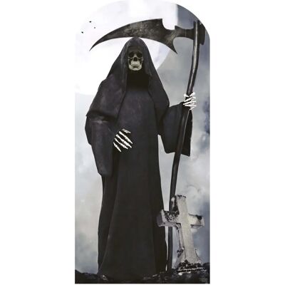 Iconicgreats Grim Reaper Lifesize Cardboard Stand - Halloween Photo Prop Iconicgreats Grim Reaper Lifesize Cardboard Stand - Halloween Photo Prop