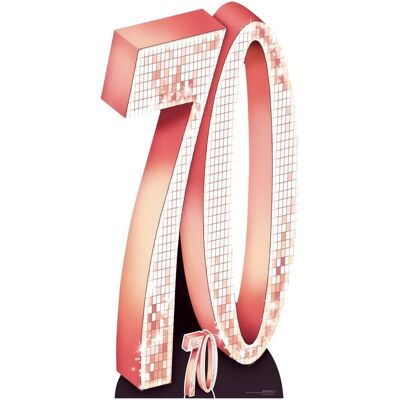 Iconicgreats - Number 70 - 182cm Hauteur - Silhouette en carton - Publicité Iconicgreats - Number 70 - 182cm Hauteur - Silhouette en carton - Publicité