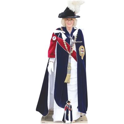 Iconicgreats Queen Camilla Garter 195cm 82cm Cardboard Cutout Iconicgreats Queen Camilla Garter 195cm 82cm Cardboard Cutout