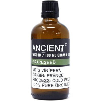 Huile Bio de Raisin - Régénératrice, Texture Légère, 100ml - Publicité Huile Bio de Raisin - Régénératrice, Texture Légère, 100ml - Publicité