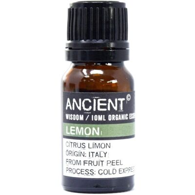 Huile essentielle biologique de citron - 10ml - SMART STORE - Publicité Huile essentielle biologique de citron - 10ml - SMART STORE - Publicité