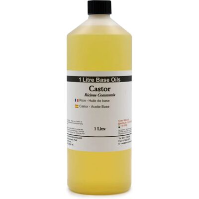 SMART STORE Aceite Base - 1L - Ricino - Aceite portador - Cuidado de la piel SMART STORE Aceite Base - 1L - Ricino - Aceite portador - Cuidado de la piel