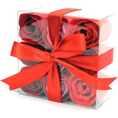Ancient Wisdom Red Roses Soap Flowers Set of 9 - Soap Flowers Ancient Wisdom Red Roses Soap Flowers Set of 9 - Soap Flowers