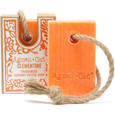 Clementine Soap - Citrus Scent - Shower Hanging Clementine Soap - Citrus Scent - Shower Hanging