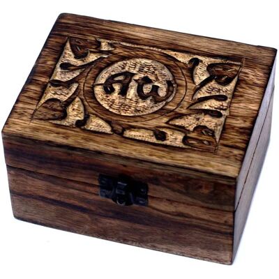 Mango Aromatherapy Box - 12 Compartments - 11x14x8 Cm Mango Aromatherapy Box - 12 Compartments - 11x14x8 Cm