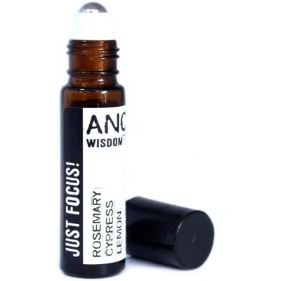 Ancient Wisdom Just Focus! Essential Oil Blend Pulse Point Rollerball - 10ml Ancient Wisdom Just Focus! Essential Oil Blend Pulse Point Rollerball - 10ml