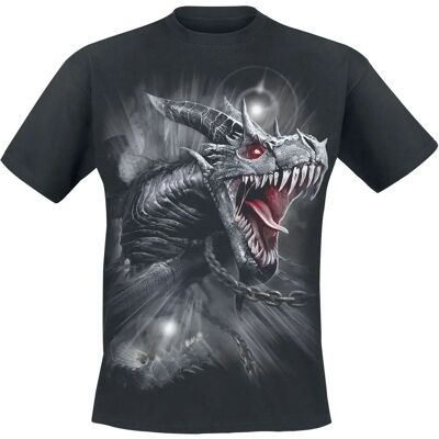 Spiral Dragon's Cry Schwarzes T-Shirt S-XXL Spiral Dragon's Cry Schwarzes T-Shirt S-XXL