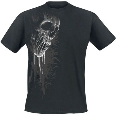 Kortermet gothisk T-skjorte Spiral Bat Curse - Herre - Svart Kortermet gothisk T-skjorte Spiral Bat Curse - Herre - Svart