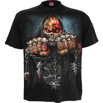 Musta Five Finger Death Punch Game Over T-Paita - Unisex Musta Five Finger Death Punch Game Over T-Paita - Unisex