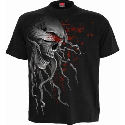 T-Shirt Spiral Blind Faith Manches Courtes Homme - Noir - Streetwear - Publicité T-Shirt Spiral Blind Faith Manches Courtes Homme - Noir - Streetwear - Publicité
