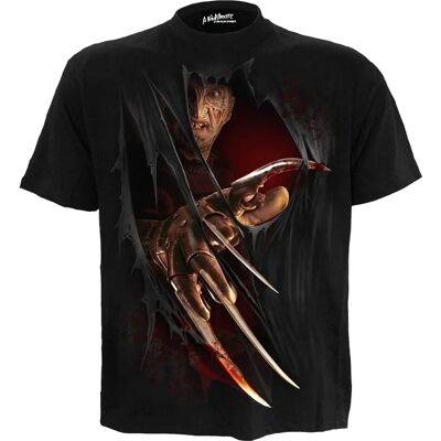 Freddy XXL Schwarzes T-Shirt - Nightmare on Elm Street Freddy XXL Schwarzes T-Shirt - Nightmare on Elm Street