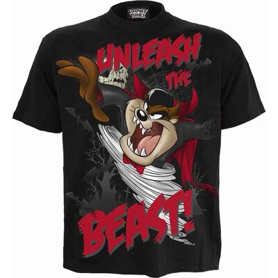 Spiral Direct Taz - Unleash the Beast - Front Print T-Shirt - Black Spiral Direct Taz - Unleash the Beast - Front Print T-Shirt - Black