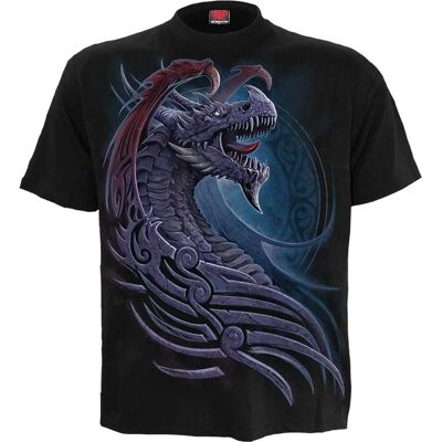 Gothic Spiral Direct DRAGON BORNE - Mała Czarna Koszulka Gothic Spiral Direct DRAGON BORNE - Mała Czarna Koszulka