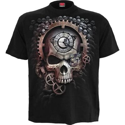 Spiral Reaper Time Gothic T-Shirt - Schwarz Spiral Reaper Time Gothic T-Shirt - Schwarz