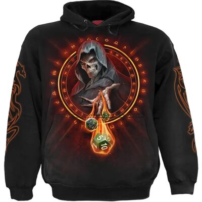 Gothic DUNGEON MASTER - Bluza z kapturem czarna - Smok - Mistyczny - Średni Gothic DUNGEON MASTER - Bluza z kapturem czarna - Smok - Mistyczny - Średni
