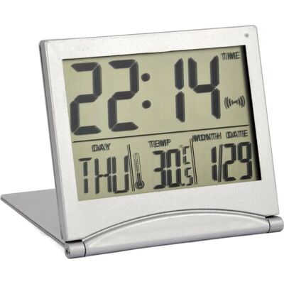TRIXES Relógio de Mesa Digital LCD Temperatura Despertador de Viagem TRIXES Relógio de Mesa Digital LCD Temperatura Despertador de Viagem