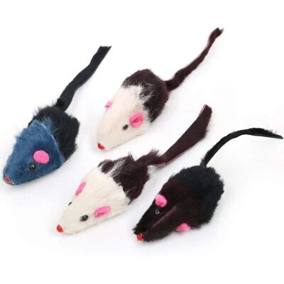 Trixes DIGIFLEX 4 Souris au Catnip Cliquetantes - Jouets pour Chats - Publicité Trixes DIGIFLEX 4 Souris au Catnip Cliquetantes - Jouets pour Chats - Publicité