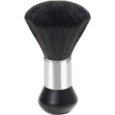 TRIXES Escova de Pescoço para Cabeleireiro - Preto e Prata - Escova para Cabelo - Salão de Beleza TRIXES Escova de Pescoço para Cabeleireiro - Preto e Prata - Escova para Cabelo - Salão de Beleza