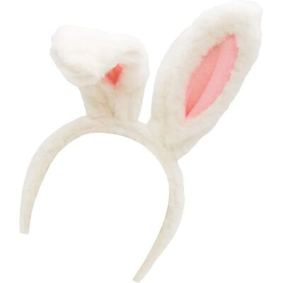 Accessoire de Déguisement Lapin TRIXES Oreilles Blanches et Roses - Publicité Accessoire de Déguisement Lapin TRIXES Oreilles Blanches et Roses - Publicité