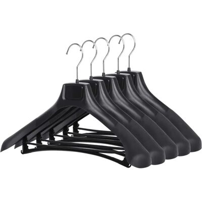 TRIXES Ganchos para Terno Pretos - Pack de 5 TRIXES Ganchos para Terno Pretos - Pack de 5