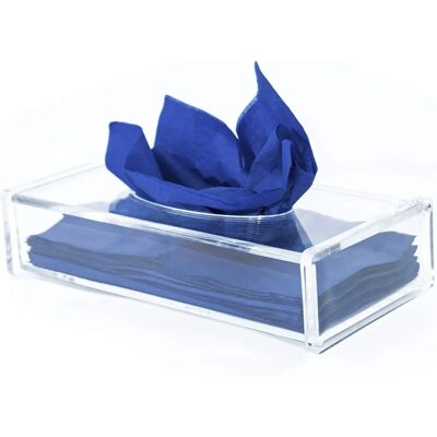 Trixes Grande Caixa de Papel de Seda em Acrílico Transparente - Caixa de Papel de Seda Trixes Grande Caixa de Papel de Seda em Acrílico Transparente - Caixa de Papel de Seda