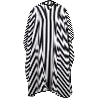 TRIXES Cape de cabeleireiro preto e branco monocromático - Ajustável, Resistente à água TRIXES Cape de cabeleireiro preto e branco monocromático - Ajustável, Resistente à água