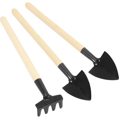 Ensemble d'outils de jardin Trixes - Mini, râteau, truelle, pelle - Publicité Ensemble d'outils de jardin Trixes - Mini, râteau, truelle, pelle - Publicité