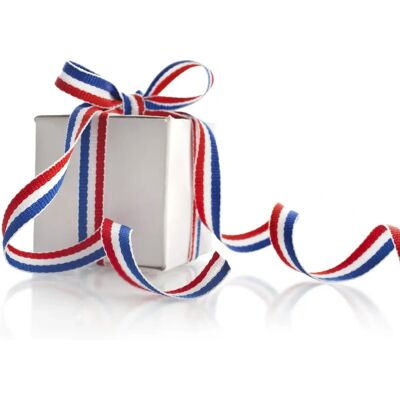 TRIXES 45m x 10mm Ruban Décoratif Tricolore Français - Célébrations Nationales - Publicité TRIXES 45m x 10mm Ruban Décoratif Tricolore Français - Célébrations Nationales - Publicité