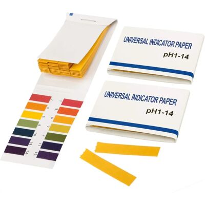 TRIXES Livre de Papier de Test pH - 80 Bandes - Publicité TRIXES Livre de Papier de Test pH - 80 Bandes - Publicité