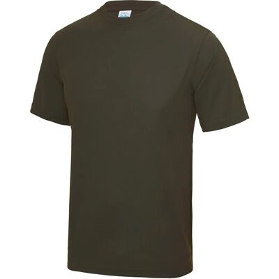 AWDis - Just Cool Performance Plain T-Shirt - Olive - S - T-Shirt AWDis - Just Cool Performance Plain T-Shirt - Olive - S - T-Shirt