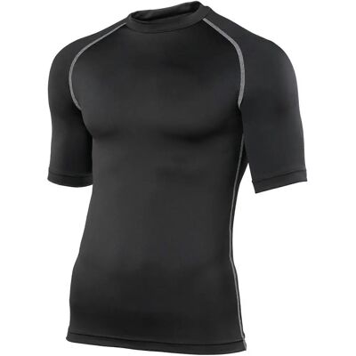 Rhino Modello S/M Maglietta a Maniche Corte Nera - T-Shirt Rhino Modello S/M Maglietta a Maniche Corte Nera - T-Shirt