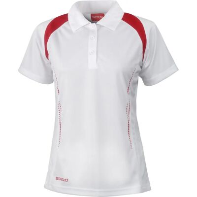 Spiro Womens/Ladies Sports Team Spirit Performance Polo Shirt - Performance lightweight polo Spiro Womens/Ladies Sports Team Spirit Performance Polo Shirt - Performance lightweight polo