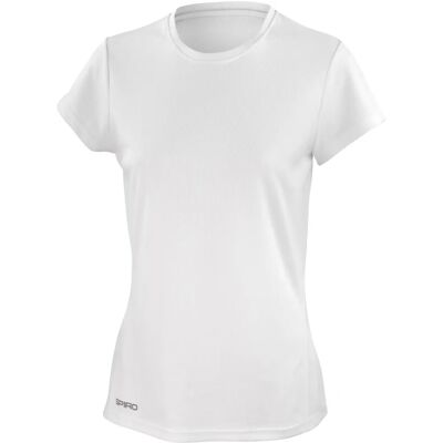 Spiro Womens/Ladies Sports Quick-Dry Short Sleeve T-Shirt - Performance Spiro Womens/Ladies Sports Quick-Dry Short Sleeve T-Shirt - Performance