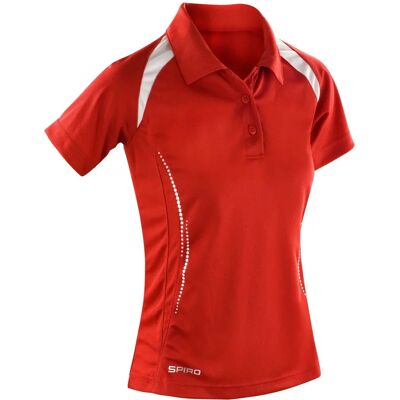 Spiro Womens/Ladies Sports Team Spirit Performance Polo Shirt - Performance lightweight polo Spiro Womens/Ladies Sports Team Spirit Performance Polo Shirt - Performance lightweight polo