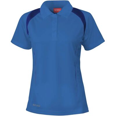 Spiro Womens/Ladies Sports Team Spirit Performance Polo Shirt Royal/Navy XL - Polo Shirt Spiro Womens/Ladies Sports Team Spirit Performance Polo Shirt Royal/Navy XL - Polo Shirt