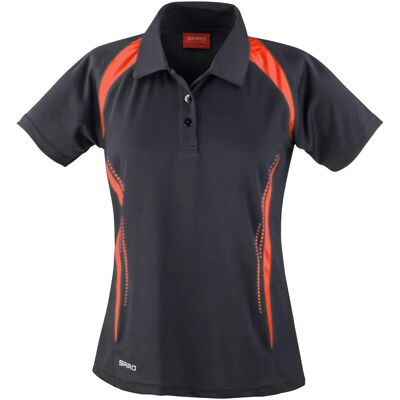 Spiro Womens/Ladies Sports Team Spirit Performance Polo Shirt - Sports Polo Shirt Spiro Womens/Ladies Sports Team Spirit Performance Polo Shirt - Sports Polo Shirt