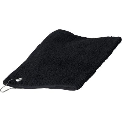Towel City Luxury Range 550 GSM - Sports Golf Towel (30 X 50 CM) Black - Towel Towel City Luxury Range 550 GSM - Sports Golf Towel (30 X 50 CM) Black - Towel