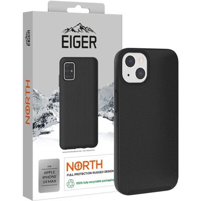 Eiger Schwarze iPhone 14 Plus Robuste Hülle - Handyhülle Eiger Schwarze iPhone 14 Plus Robuste Hülle - Handyhülle
