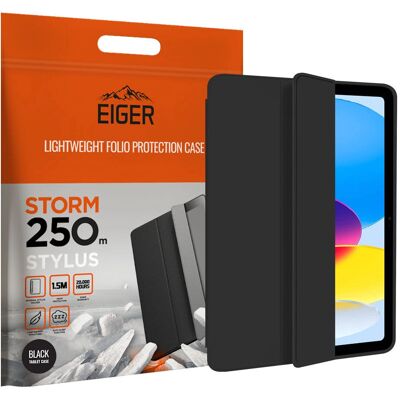 Étui Eiger noir pour iPad 10.9" - Publicité Étui Eiger noir pour iPad 10.9" - Publicité