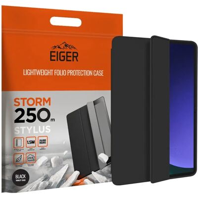 Eiger Galaxy Tab S9/S9 FE Schwarz Folio Hülle - Tablet Typ Eiger Galaxy Tab S9/S9 FE Schwarz Folio Hülle - Tablet Typ