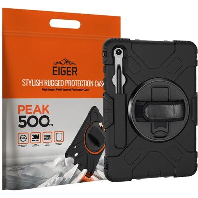 Eiger Peak 500m - robuste Tablethülle für Galaxy Tab S9/FE Eiger Peak 500m - robuste Tablethülle für Galaxy Tab S9/FE