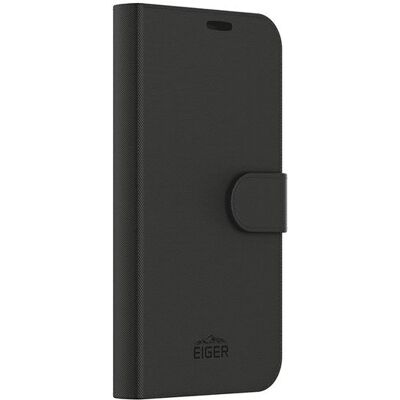 Coque portefeuille Eiger noire pour iPhone 16 Pro Max - Étui téléphone Coque portefeuille Eiger noire pour iPhone 16 Pro Max - Étui téléphone